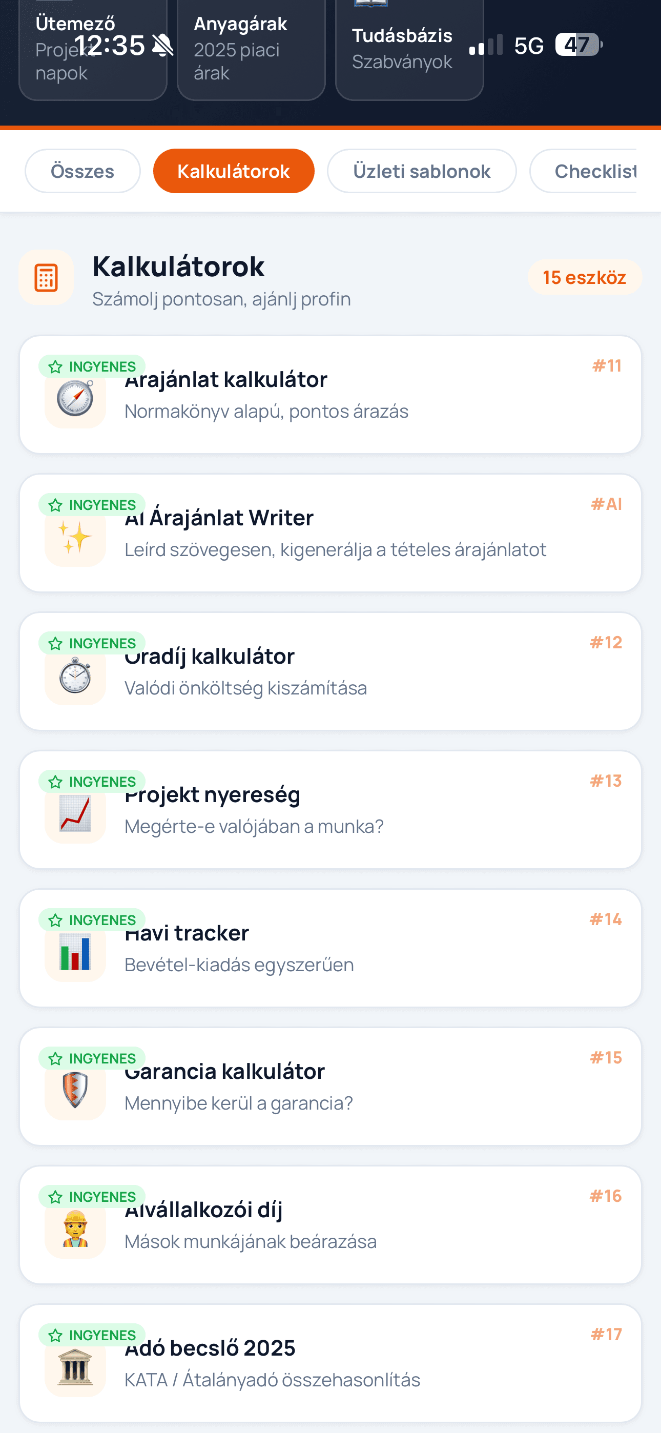 15 Okos Kalkulátor